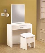 Image result for White Vanity Desk