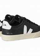 Image result for Black Leather Veja Training Shoe