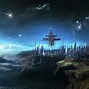 Image result for Outer Space Space City Concept Art