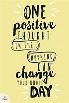 Image result for Positive Thoughts Day