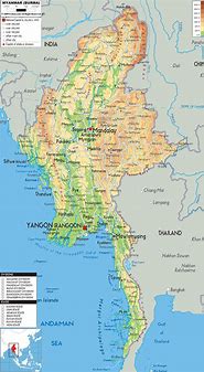 Image result for Myanmar River Map