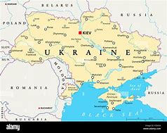 Image result for Ukraine Capital Map