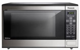 Image result for Panasonic NE-12521 Medium-Duty Stainless Steel Commercial Microwave - Touchpad - 1200W