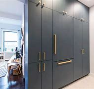 Image result for Double Wall Oven Next to Refrigerator