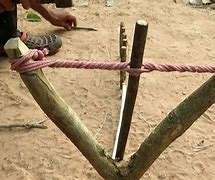 Image result for Homemade Rabbit Snare