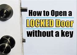 Image result for How Do You Unlock a Locked Door