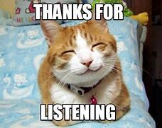 Image result for Thank You for Listening Any Questions Funny