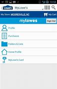 Image result for MyLowe's Card Account