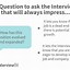 Image result for Excellent Questions for the Interviewer