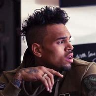 Image result for Chris Brown with Curly Hair