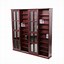 Image result for cabinet with glass doors and drawers