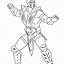 Image result for Scorpion Fire Outline Drawing Mortal Kombat