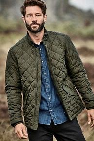 Image result for Men's Quilted Jacket Fashion Celebritiy