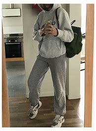 Image result for Grey Sweats with Maroon Hoodie