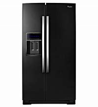 Image result for Black Whirlpool Refrigerator Side by Side