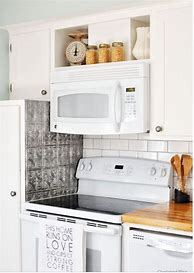 Image result for Kitchen Designs with Microwave above Stove