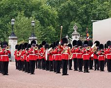 Image result for Old Postcards of London Guards at Buckingham Palace