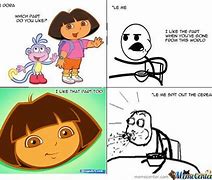 Image result for Dora Meme Cartoon