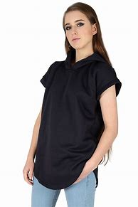 Image result for Women's Short Sleeve Hoodie Sweatshirts