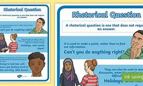 Image result for Rhetorical Questions for Kids