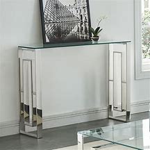 Image result for Silver Console Table