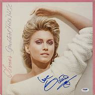 Image result for Olivia Newton-John Album Autograph