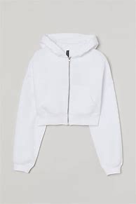 Image result for white hoodie crop top