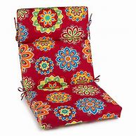 Image result for Sonoma Goods For Life Outdoor Chair Pad, Brt Red