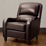 Image result for Metal and Leather Recliner