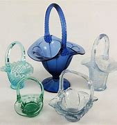 Image result for Fenton Glass Small Baskets