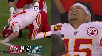 Image result for Patrick Mahomes Hurt