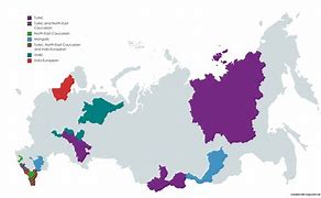 Image result for Russia Languages Map