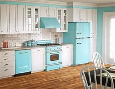 Image result for Small Colored Kitchen Appliances Retro