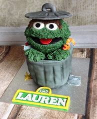 Image result for Oscar the Grouch Cake
