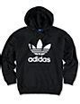 Image result for Adidas Originals Trefoil Black Hoodie