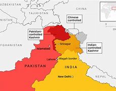 Image result for Current Map of India Pakistan and Bangladesh