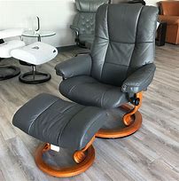 Image result for Leather Recliner Chair with Ottoman