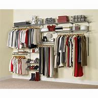 Image result for Rubbermaid Deluxe Closet Organizer