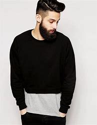 Image result for oversized cropped sweatshirt