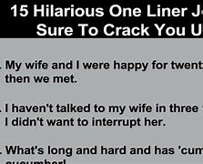 Image result for Really Funny One-Liners