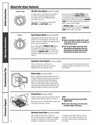 Image result for Older GE Dryer Owner's Manual