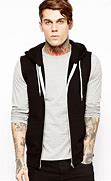 Image result for Black Plain Hoodies with Zipper