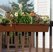 Image result for Apartment Balcony Railing Planters