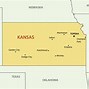 Image result for Kansas State Map with Cities