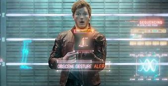 Image result for Guardians of the Galaxy Middle Finger