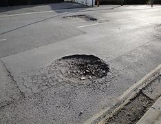 Image result for Hole in Pavement