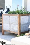 Image result for DIY Concrete Planters From Pavers