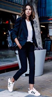 Image result for Sneakers Work Outfit