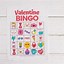 Image result for Free Printable Valentine Word Bingo