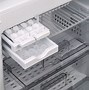 Image result for White Refrigerators Bottom Freezer No Door Dispenser with Ice Maker